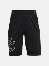 under armour curry boys hoops kids shorts black 100% polyester