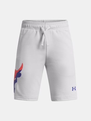 under armour ua project rock terry kids shorts white 69%