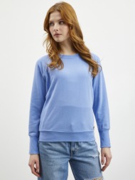 zoot.lab penelope sweatshirt blue 77% cotton, 20% polyester, 3% elastane