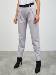 zoot.lab matylda trousers grey 54% polyester, 43% rayon, 3% elastane