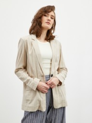 zoot.lab ursala jacket beige 50.5% rayon, 35% cotton, 12% len, 2% elastane, 0.5% other fibers