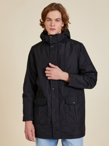 zoot.lab parka black outer part - 100% polyester; lining  σε προσφορά