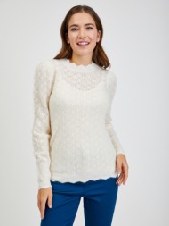 orsay sweater white 43% acrylic, 30% polyamide, 11% polyester, 9% wool, 4% alpaca wool, 3% elastane