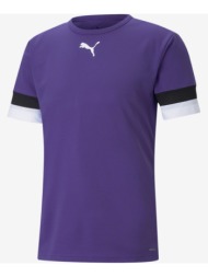 puma teamrise t-shirt violet 100% polyester