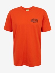 diesel just t-shirt orange 60% cotton, 40% polyester