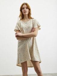 zoot.lab mahulena dresses beige 60% cotton, 40% polyester