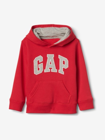 gap kids sweatshirt red 77% cotton, 14% polyester, 9%