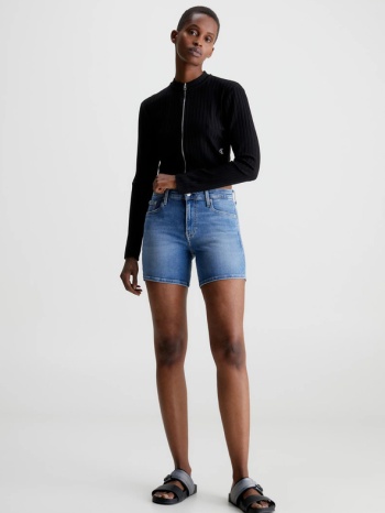 calvin klein jeans shorts blue 78% cotton, 20% recycled σε προσφορά