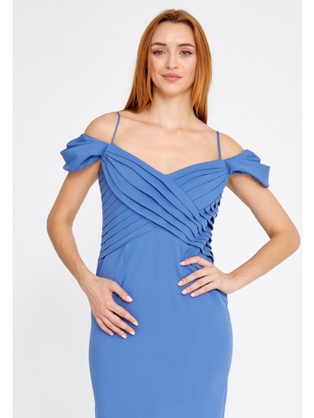 φορεμα μιντι μπλε 221-1860 σε προσφορά