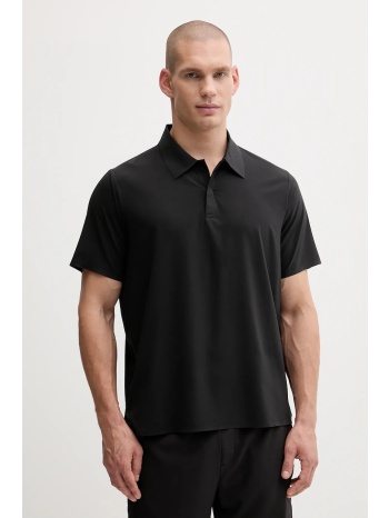 polo προπόνησης calvin klein performance χρώμα μαύρο