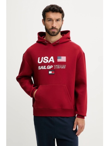 μπλούζα tommy hilfiger x sail gp χρώμα κόκκινο, με