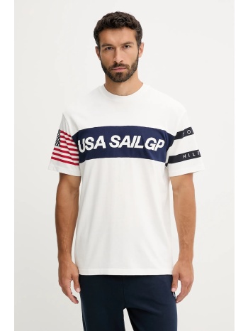 βαμβακερό μπλουζάκι tommy hilfiger x sail gp ανδρικό
