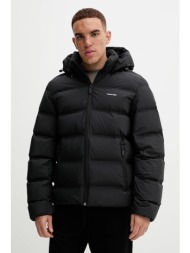 μπουφάν με επένδυση από πούπουλα calvin klein χρώμα: μαύρο, lv04ld517g κύριο υλικό: 100% πολυεστέρας