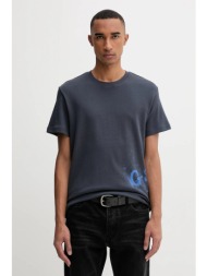 βαμβακερό μπλουζάκι g-star ανδρικό, χρώμα: μπλε, d26819.d976 100% οργανικό βαμβάκι