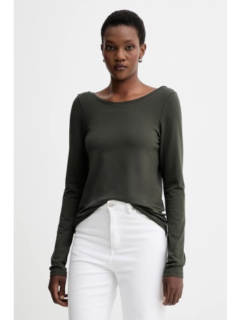 μακρυμάνικο muuv. χρώμα πράσινο, 0 92% βαμβάκι, 8% ελαστάν