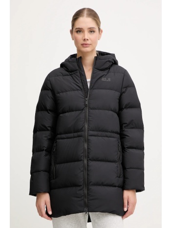 μπουφάν με επένδυση από πούπουλα jack wolfskin frozen