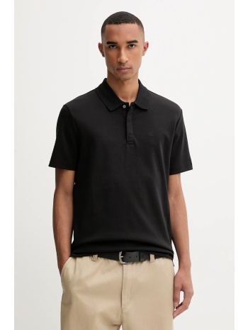 βαμβακερό μπλουζάκι πόλο calvin klein ανδρικό, χρώμα
