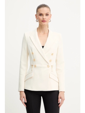 σακάκι elisabetta franchi χρώμα μπεζ, gi17256e2 κύριο