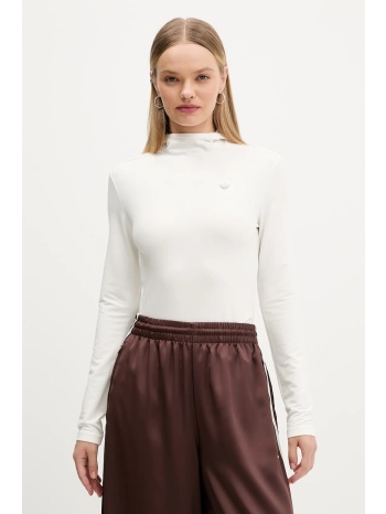 μπλούζα adidas originals premium essentials χρώμα μπεζ, με