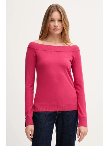 πουλόβερ united colors of benetton χρώμα ροζ, 1w2ad10e0