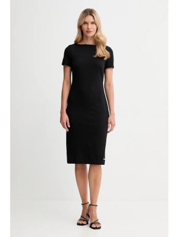 φόρεμα calvin klein χρώμα μαύρο, lv044d063g υλικό 1 96%