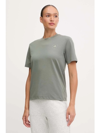 μπλουζάκι adidas by stella mccartney χρώμα πράσινο, jw4651