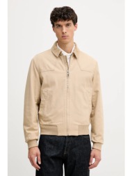 τζιν μπουφάν united colors of benetton χρώμα: καφέ, 2qhdun06k κύριο υλικό: 100% βαμβάκι
φόδρα: 100% 