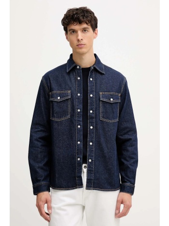 τζιν πουκάμισο united colors of benetton ανδρικό, χρώμα