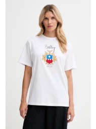 βαμβακερό μπλουζάκι bally χρώμα: άσπρο, wje087 υλικό 1: 100% βαμβάκι
υλικό 2: 95% βαμβάκι, 5% ελαστά