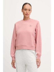 βαμβακερή μπλούζα adidas by stella mccartney γυναικεία, χρώμα: πορτοκαλί, jx6784 υλικό 1: 100% βαμβά