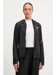 αθλητικό μπουφάν dynafit trail reflective wind χρώμα: μαύρο, 08.0000071985 87% πολυαμίδιο, 13% ελαστ