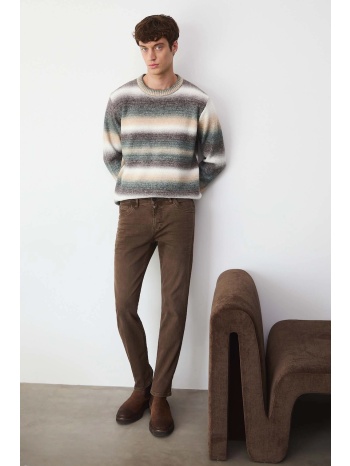 τζιν παντελόνι medicine χρώμα καφέ κύριο υλικό 98%