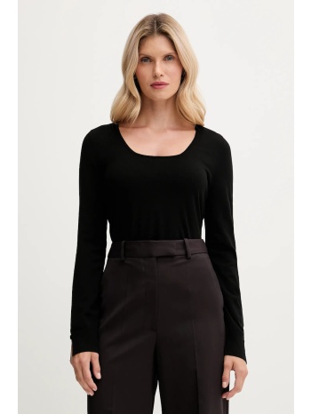 πουλόβερ united colors of benetton χρώμα μαύρο, 1w2ad10e5