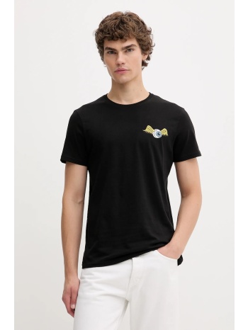 βαμβακερό μπλουζάκι von dutch ανδρικό, χρώμα μαύρο