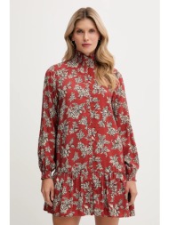 φόρεμα pepe jeans χρώμα: πορτοκαλί, pl9537693 κύριο υλικό: 85% βισκόζη, 15% πολυαμίδιο
φόδρα: 100% π