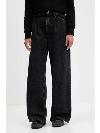 τζιν παντελόνι karl lagerfeld jeans χρώμα μαύρο, a4w10053