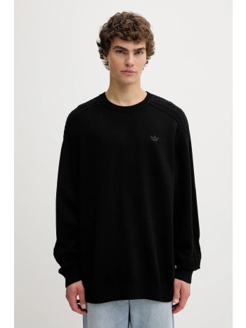 βαμβακερό πουλόβερ adidas originals p ess knit crew