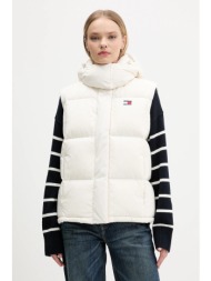 αμάνικο από πούπουλα tommy jeans χρώμα: μπεζ, dw0dw21627 κύριο υλικό: 100% πολυεστέρας
φόδρα: 100% π