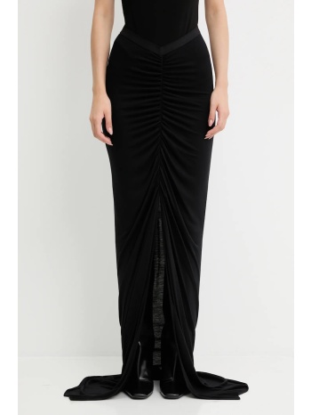 φούστα rick owens lilies poppy χρώμα μαύρο, li02e3317.rv