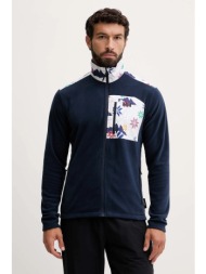 αθλητική μπλούζα helly hansen daybreaker χρώμα: ναυτικό μπλε 100% ανακυκλωμένος πολυεστέρας