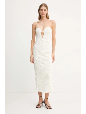 φόρεμα bardot χρώμα μπεζ, 59946db κύριο υλικό 95%