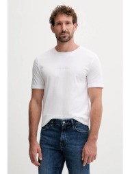 βαμβακερό μπλουζάκι lindbergh ανδρικό, χρώμα: άσπρο, 30.400200b 100% βαμβάκι