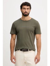 βαμβακερό μπλουζάκι lindbergh ανδρικό, χρώμα: πράσινο, 30.400200b 100% βαμβάκι