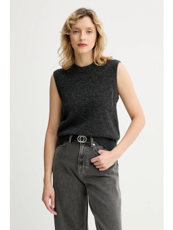 γιλέκο από μείγμα μαλλιού marc o`polo χρώμα γκρι