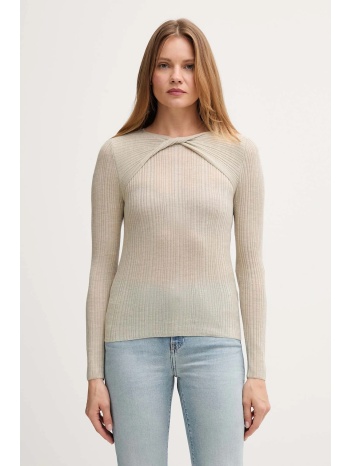 μάλλινο πουλόβερ hoss intropia χρώμα πράσινο, 6382015 100%