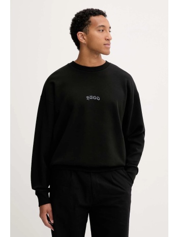 μπλούζα hugo χρώμα μαύρο, 50546800 82% βαμβάκι, 18%