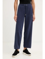 παντελόνι φόρμας boss orange χρώμα: ναυτικό μπλε, 50547800 κύριο υλικό: 52% modal, 46% πολυεστέρας, 