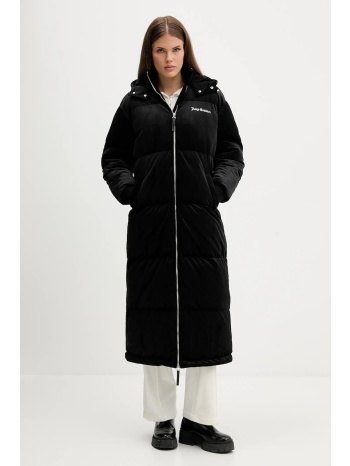 βελούδινο σακάκι juicy couture χρώμα μαύρο, jcoij225552