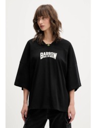 βαμβακερό μπλουζάκι barrow χρώμα: μαύρο, f5bwuath044 100% βαμβάκι