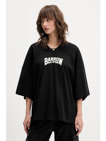 βαμβακερό μπλουζάκι barrow χρώμα μαύρο, f5bwuath044 100%